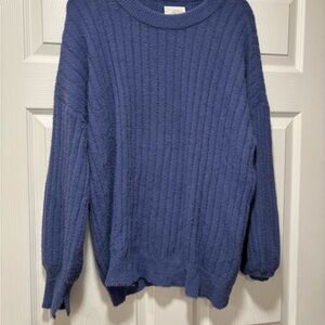 Aerie Soft Blue Knit Top